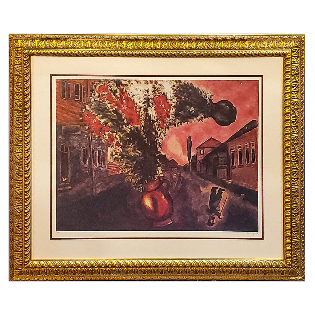 Le Bouquet Volant Marc Chagall Lithograph