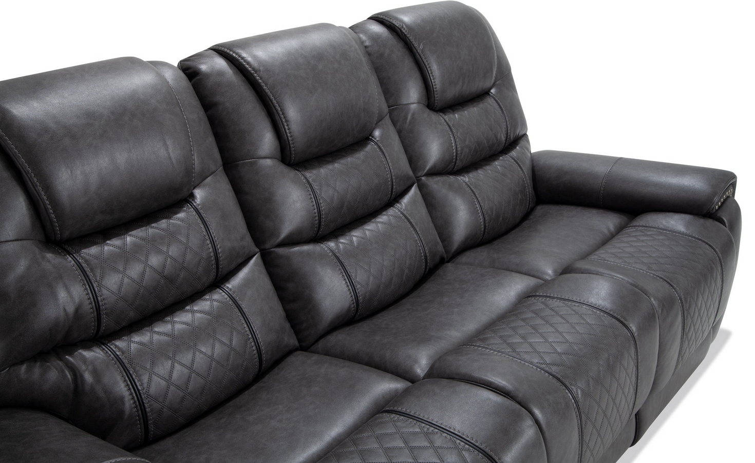 Happy Furniture Magnus Power Reclining Sofa