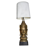 1940s Buddha Head Table Lamp