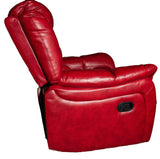 Noble House Oxblood Leather Rocking Recliner